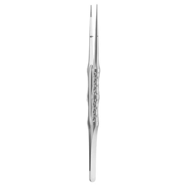 Pinceta mikrochirurgiczna anatomiczna, model prosty, całkowita długość narzędzia: 180mm