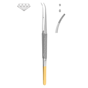 Mikropenseta chirurgiczna zagięta FD256R